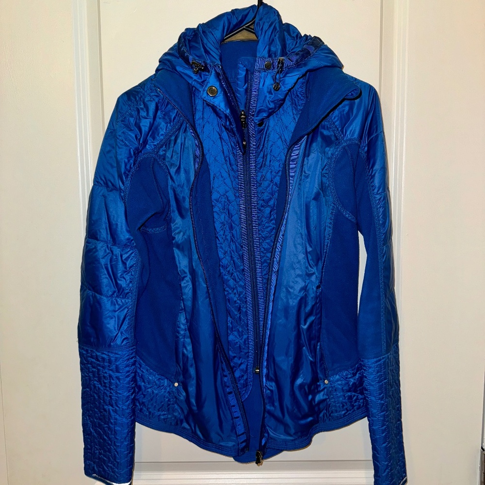 Lulu Lemon Fleece Zip Up- No longer sold! Size 8